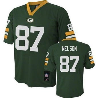 Jordy Nelson #87 Green Bay Packers NFL Youth Mid-Tier Jersey - Dino's Sports Fan Shop