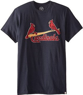 St. Louis Cardinals 47 Brand Women V-Neck Red Scrum Classic T-Shirt