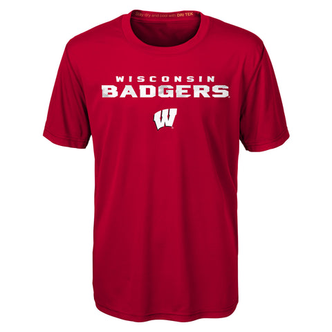 Wisconsin Badgers Gen2 Youth Dri Tek "Nebula" Performance Shirt