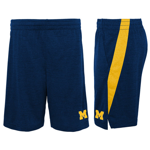Michigan Wolverines Youth Prime Stripe Shorts