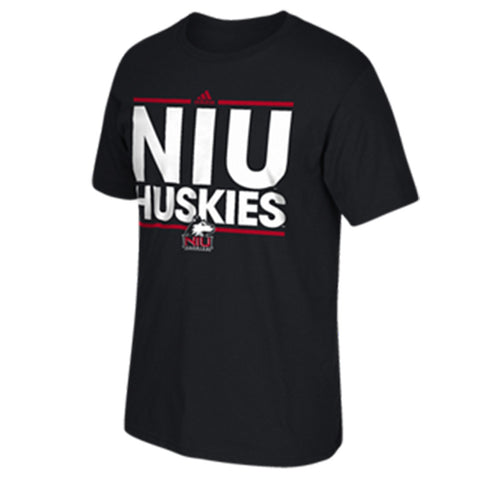 Northern Illinois Huskies Adidas Black Dassler Go-To Tee - Dino's Sports Fan Shop