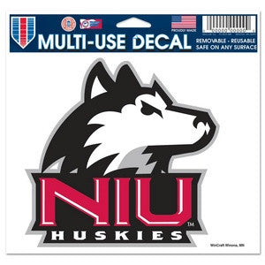 Northern Illinois Huskies Wincraft 5x6 Decal - Dino's Sports Fan Shop