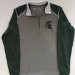 Michigan State Spartans Antigua Gray 1/4 Zip Sweatshirt - Dino's Sports Fan Shop
