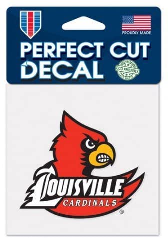 Louisville Cardinals Wincraft Perfect Cut Decal 4x4