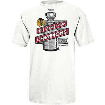 Chicago Blackhawks Reebok 2013 Stanley Cup Champions Youth Locker Room Shirt - Dino's Sports Fan Shop