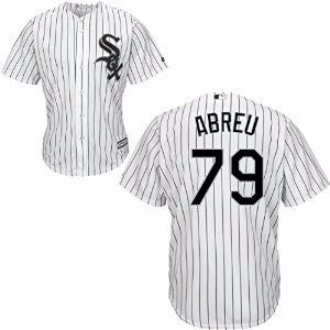 Jose Abreu #79 Chicago White Sox MLB Majestic Youth White Replica Cool Base Jersey - Dino's Sports Fan Shop