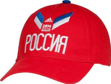 Russia Adidas 2014 World Cup Soccer Futbol Adjustable Hat - Dino's Sports Fan Shop