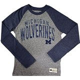 Michigan Wolverines Gen 2 NCAA Grey Youth Long Sleeve Shirt