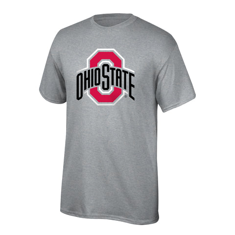 Ohio State Buckeyes Top of the World Gray Tri-Blend Logo Shirt