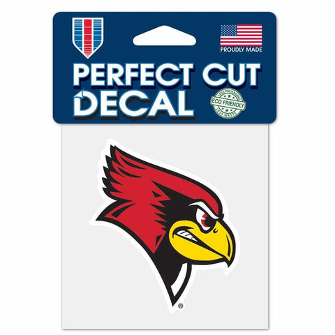 Illinois State Redbirds Wincraft Perfect Cut Decal 4x4