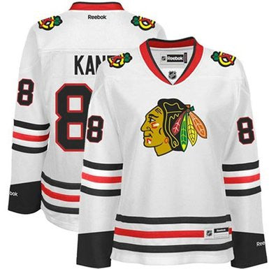 white blackhawks jersey