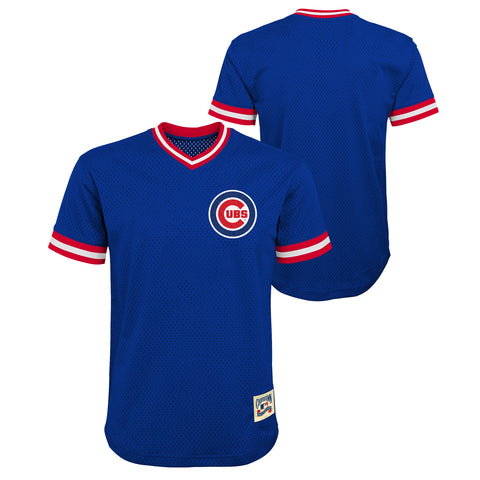 Youth Chicago Cubs Blank Throwback Pullover Jersey