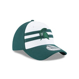 Michigan State Spartans New Era Adult 39Thirty NE15 White/Green Hat - Dino's Sports Fan Shop - 2
