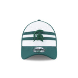 Michigan State Spartans New Era Adult 39Thirty NE15 White/Green Hat - Dino's Sports Fan Shop - 3
