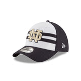 Notre Dame Fighting Irish New Era Adult 39Thirty NE15 White/Navy Hat - Dino's Sports Fan Shop - 1