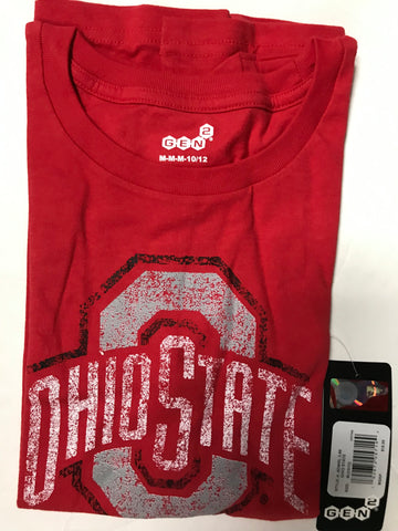 Ohio State Buckeyes Youth Red Gen2 T-Shirt (M)