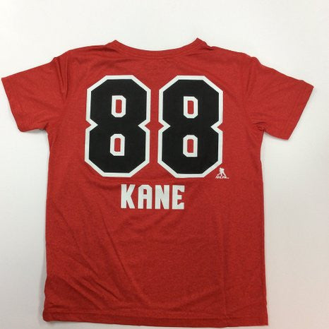 Patrick Kane #88 Chicago Blackhawks Youth Reebok Center Ice PlayDry Shirt - Dino's Sports Fan Shop