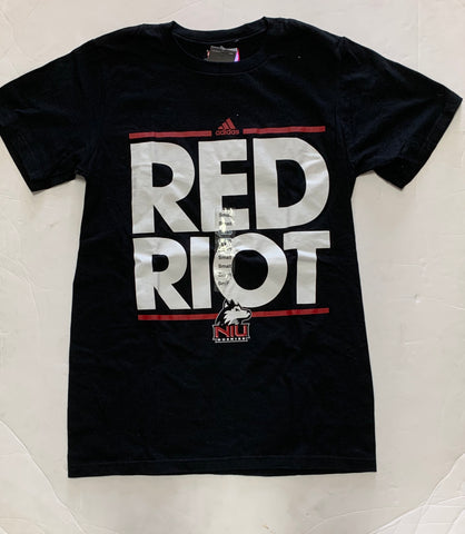Northern Illinois Huskies Adult Red Riot Black Shirt