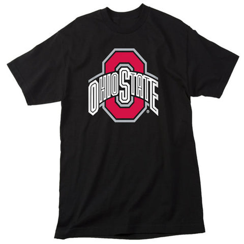 Ohio State Buckeyes Delta Pro Weight Black Logo Shirt - Dino's Sports Fan Shop