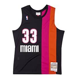 Alonzo Mourning Adult Mitchell and Ness Miami Heat NBA Jersey