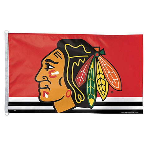 Chicago Blackhawks Wincraft Logo Flag - 3' x 5' - Dino's Sports Fan Shop