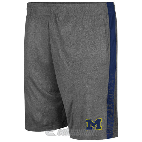 Michigan Wolverines Colosseum Fire Break Adult Shorts - Dino's Sports Fan Shop