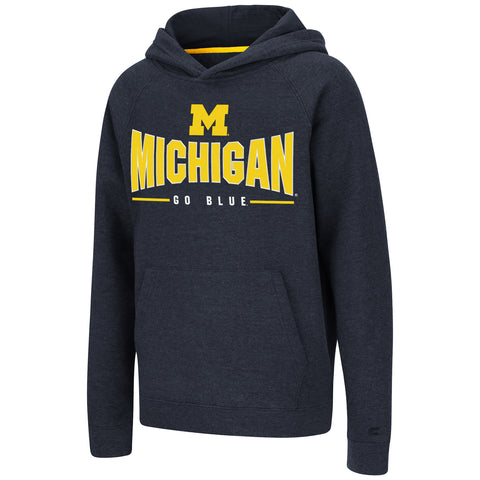 Michigan Wolverines Youth Colosseum Navy Sweatshirt Hoodie