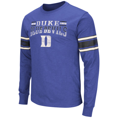 Duke Blue Devils Colosseum Gridiron L/S Men's Shirt - Dino's Sports Fan Shop