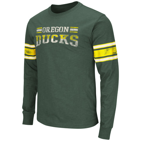 Oregon Ducks Colosseum Gridiron L/S Men's Shirt - Dino's Sports Fan Shop