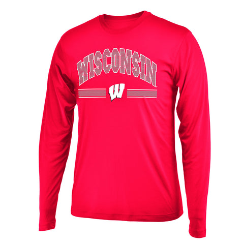 Wisconsin Badgers Colosseum Drift L/S Shirt - Dino's Sports Fan Shop