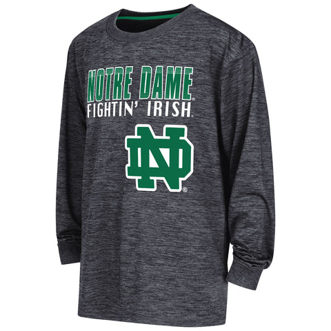 Notre Dame Fighting Irish Colosseum Youth Cornerback L/S Performance Shirt - Dino's Sports Fan Shop
