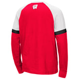Wisconsin Badgers Colosseum Youth Ollie L/S Raglan Shirt
