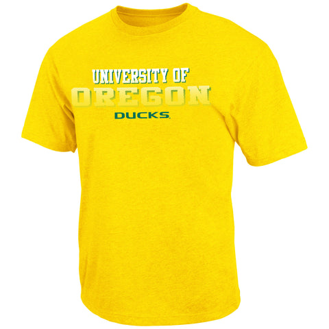 Oregon Ducks Colosseum Yellow Fade In T-Shirt - Dino's Sports Fan Shop