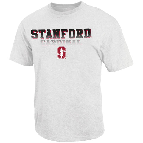 Stanford Cardinal Colosseum White Fade In Shirt - Dino's Sports Fan Shop - 1