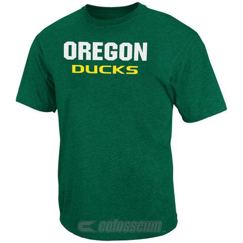 Oregon Ducks Colosseum NCAA Green Trek Print Adult Shirt - Dino's Sports Fan Shop