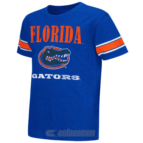 Florida Gators Colosseum NCAA Blue Free Agent Youth Shirt - Dino's Sports Fan Shop