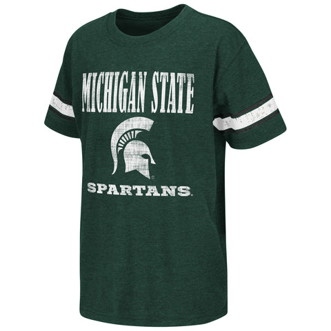 Michigan State Spartans Colosseum NCAA Green Free Agent Youth Shirt - Dino's Sports Fan Shop