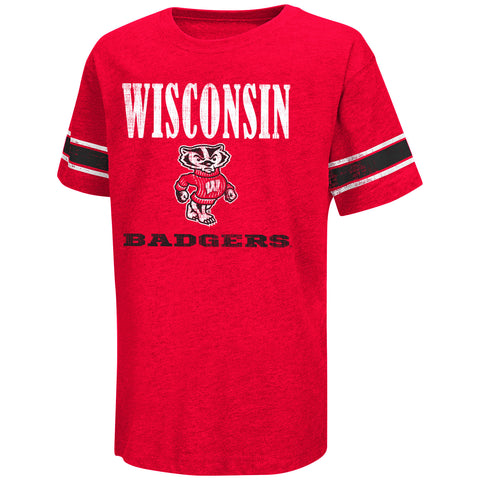 Wisconsin Badgers Colosseum Free Agent Youth Shirt - Dino's Sports Fan Shop