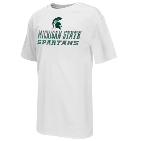 Michigan State Spartans Colosseum Youth Performance Pixel Shirt - Dino's Sports Fan Shop