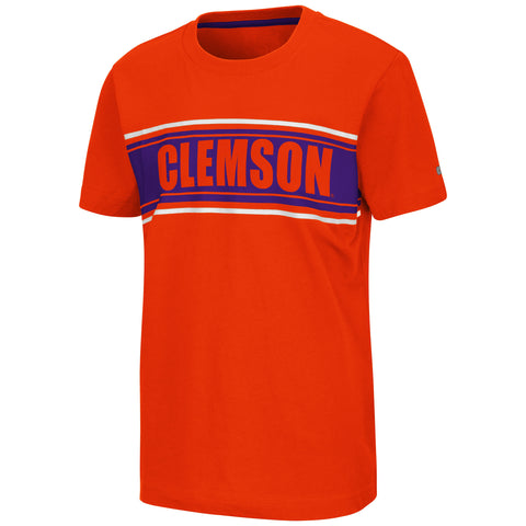 Clemson Tigers Youth Colosseum Camping Short Sleeve Shirt