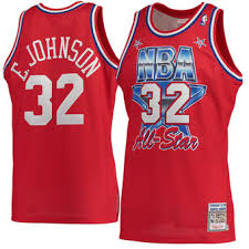 Magic Johnson Los Angeles Lakers Mitchell & Ness Hardwood Classics 1991 All-Star Authentic Jersey