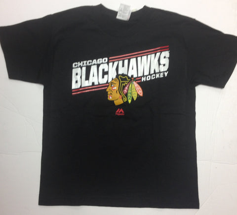 Chicago Blackhawks Majestic Hockey Youth Shirt - Dino's Sports Fan Shop