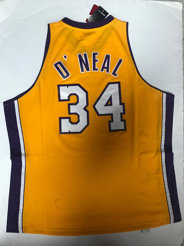 Shaquille O'Neal Signed Mitchell&Ness Los Angeles Lakers Jersey