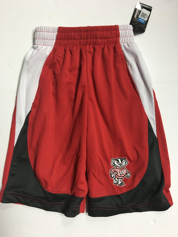 Wisconsin Badgers Colosseum Youth Red Shorts