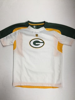 Green Bay Packers NFL Team Apparel Dri-Tek Youth Shirt - Dino's Sports Fan Shop
