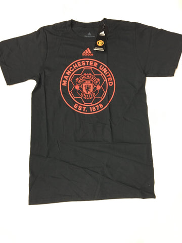 Manchester United Black Adidas Shirt