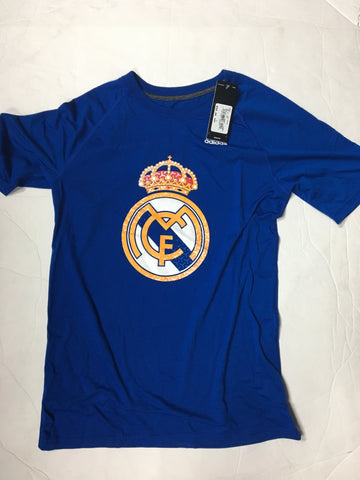 Real Madrid Adidas Blue Shirt
