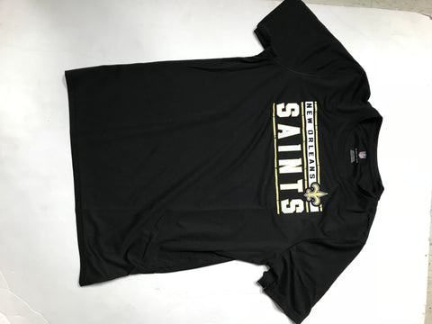 New Orleans Saints NFL Black Logo Shirt