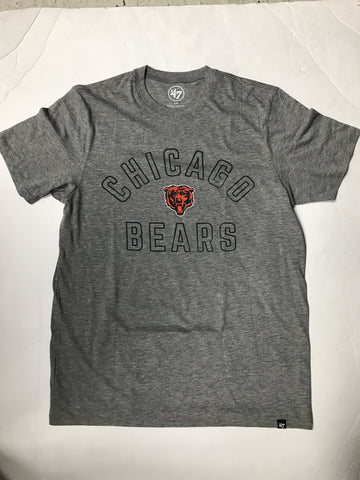 Chicago Bears 47 Brand Bears Logo Slate Grey Shirt