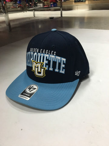 Marquette Golden Eagles 47 Brand MVP Flat Brim Hat